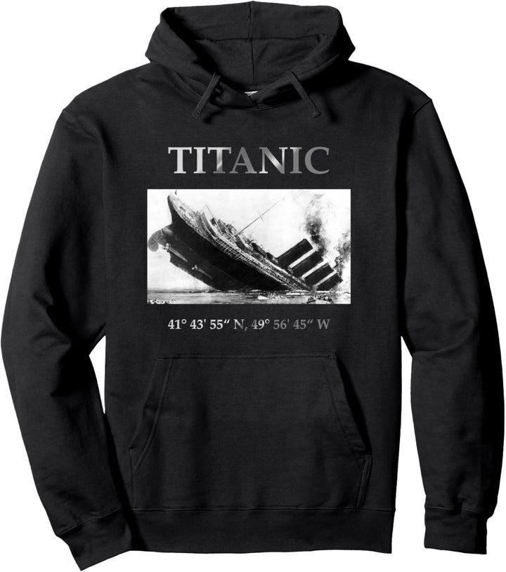 Titanic 2012 GPS-Koordinaten von Sinking Pullover Hoodie