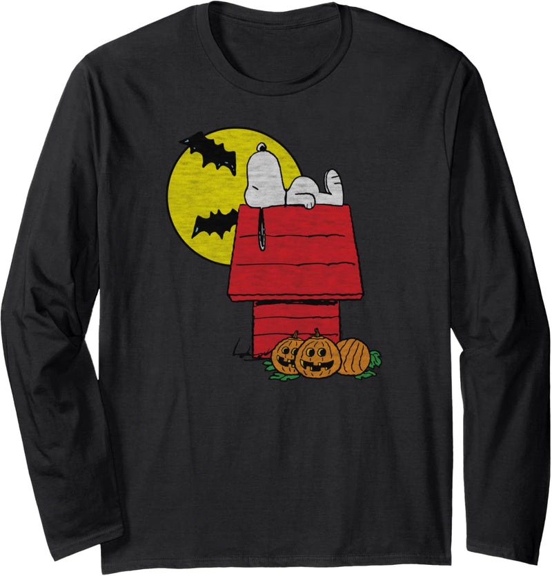 Peanuts Halloween Snoopy Chillin Langarmshirt