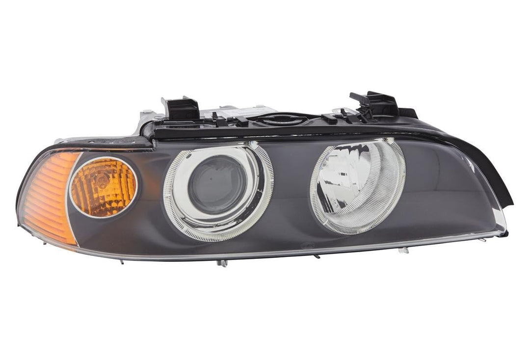 HELLA 1EL 008 053-521 DE/FF/Halogen-Hauptscheinwerfer - rechts - für u.a. BMW 5 (E39) Rechts Gelb, R
