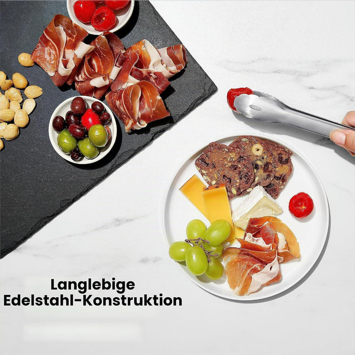 OXO Good Grips Mini-Zange aus Edelstahl, 2 Stück Modern Mini Tongs 2 Pack, Modern Mini Tongs 2 Pack