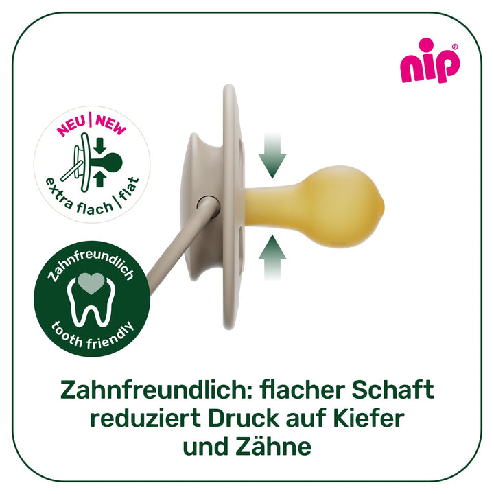 nip - Cherry Green Night | 0-6 Monate | 4er Pack | Kirschform | Stillfreundlicher, kiefergerechter B