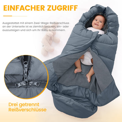 Orzbow Baby Fusssack Babyfusssack Winterfusssack Babyschale Buggy | Waschbar Verschliessbarer Baby S