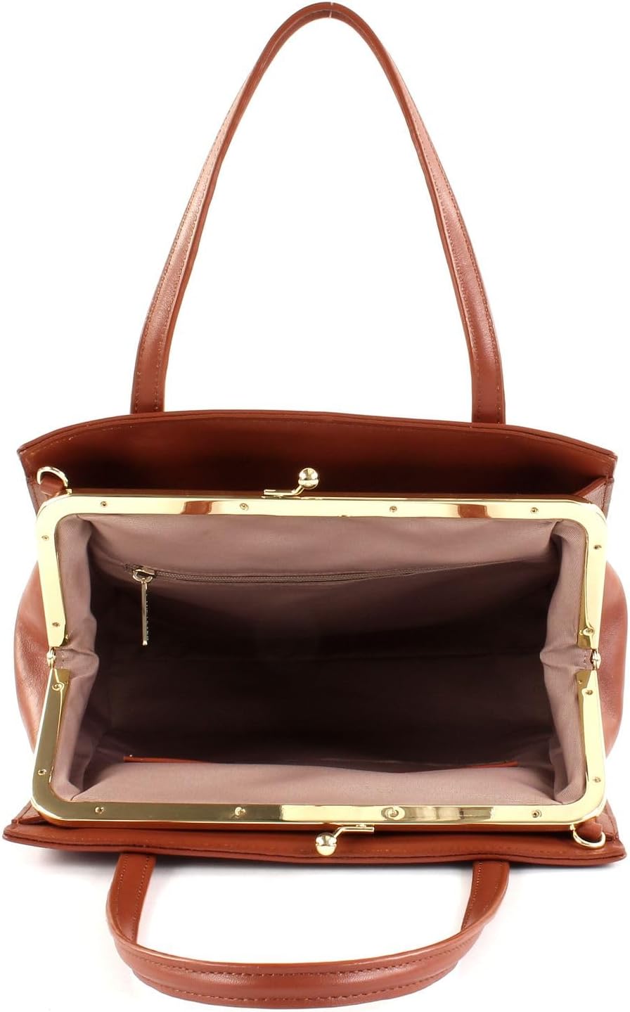 Lancaster Nina Hand Bag M Cognac