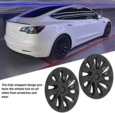 18-Zoll-Radabdeckung, Radkappe, 4 Stück Radnabenkappen, Felgenschutz-Ersatz, Tesla Model 3 Radkappe