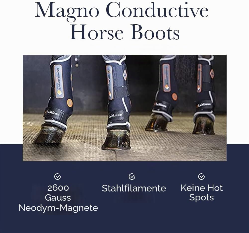 LeMieux Leitfähige Magno Stiefel M Schwarz, M Schwarz