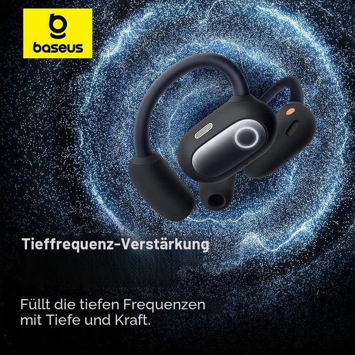 Baseus Eli Sport 1 Open-Ear TWS Auriculares Inalámbricos Abiertos Con Escuche de Carga Negros