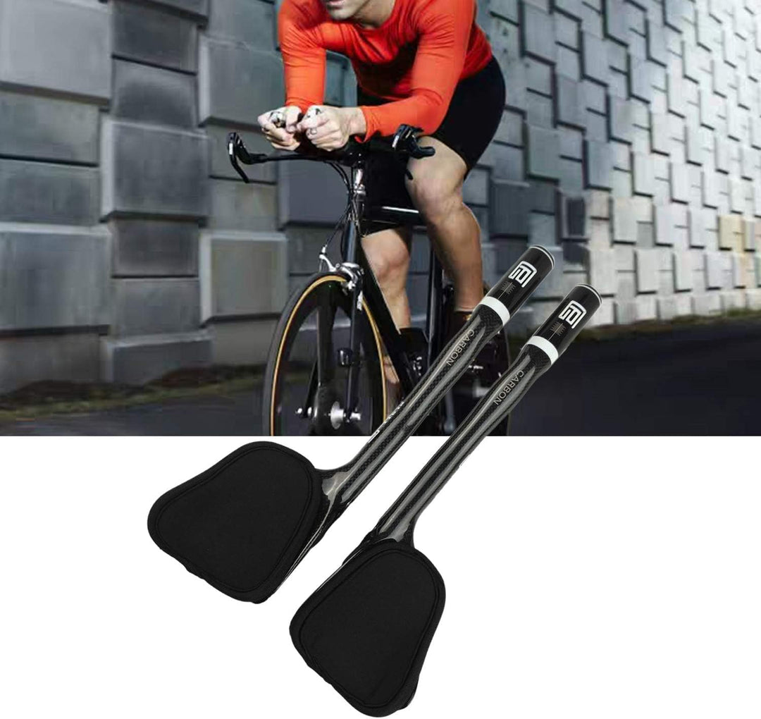 PLATT Fahrradlenker 31,8 Carbonlenker Renn/Triathlonlenker Aerobar Lenkeraufsatz Tri Bar, 3K Glossy