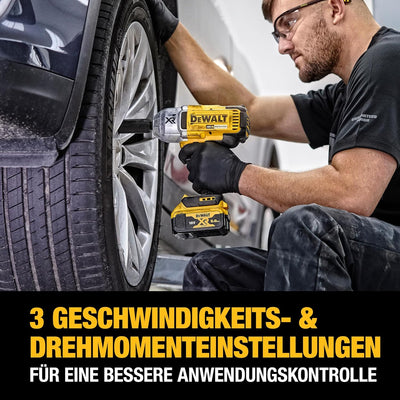 DeWalt XR Akku-Schlagschrauber DCF899NT – Schlagschrauber mit bürstenloser Motor-Technologie, 3-Gang