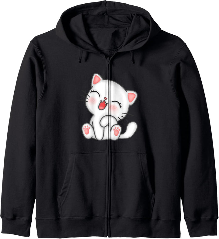 Anime Chibi Kitty Cat Kapuzenjacke