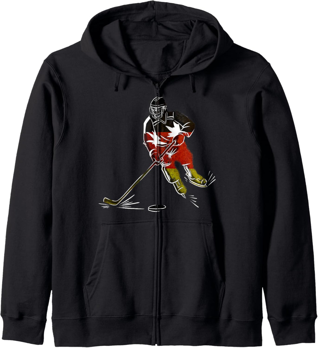 Eishockey Spieler Deutschland deutscher Eishockeyspieler Kapuzenjacke
