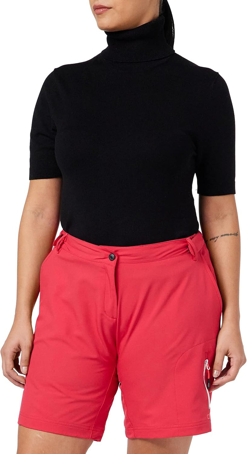 CMP Damen Bermudashorts Free Bike Shorts with Inner Mesh, Rosa