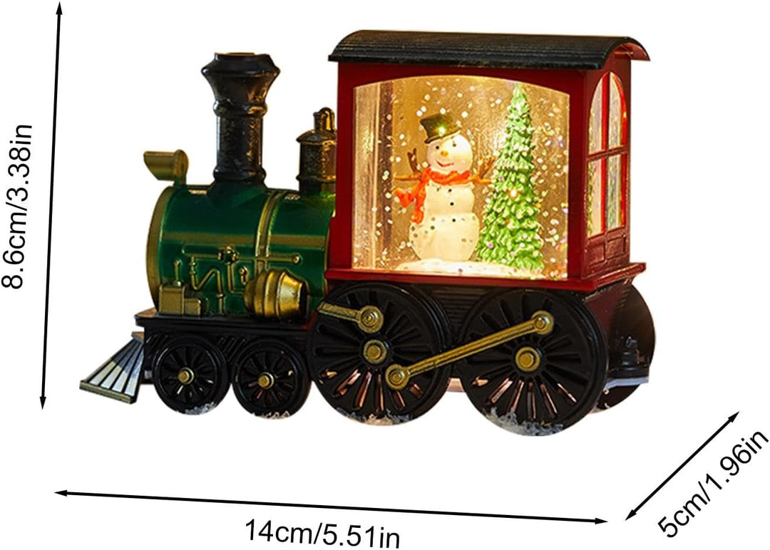 Weihnachtszug Schneekugel Vintage Zug Schneekugel Urlaub Glitzer Schneekugel Festliche Dekoration Sc