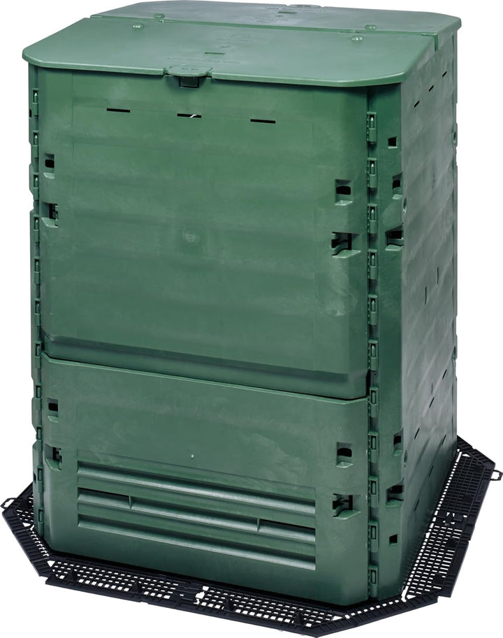 GARANTIA Bodengitter Thermo- / ECO-King 400 Liter schwarz - Bodengitter für Komposter, Garten, Kompo