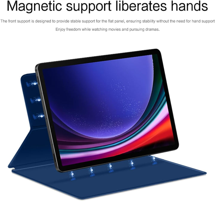 Tieeyivv Magnetische Hülle für Samsung Galaxy Tab S9 / S9 FE 2023 -Hauchdünn- mit Auto aufwachen/Sch