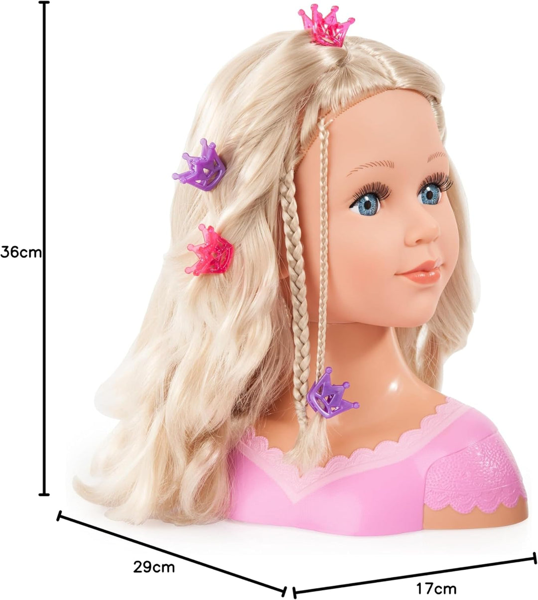 Bayer Design B2890088 90088AA Charlene Super Model Styling Head, Schminkkopf, Frisierkopf inklusiv K