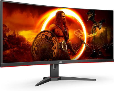 AOC Gaming CU34G2XE - 34 Zoll WQHD Curved Monitor, 144 Hz, FreeSync Prem., HDR10 (3440x1440, 1 ms MP