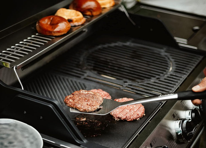 Enders® GUSS-WENDEPLATTE 1/2 7893 Boston 4 & ® SWITCH GRID Pfanne, aus Gusseisen & ® SWITCH GRID Piz