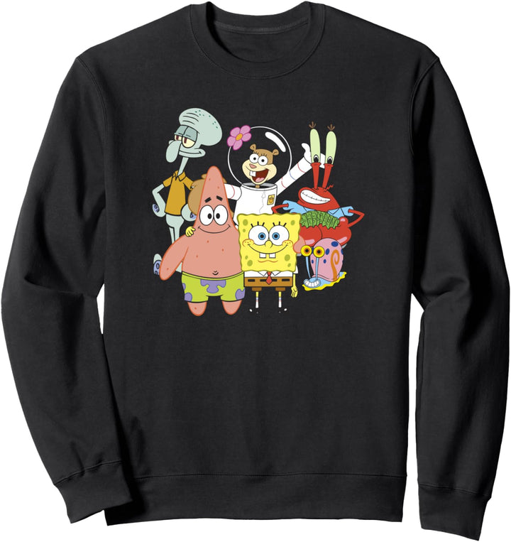 SpongeBob Oversized Beach Group Sweatshirt