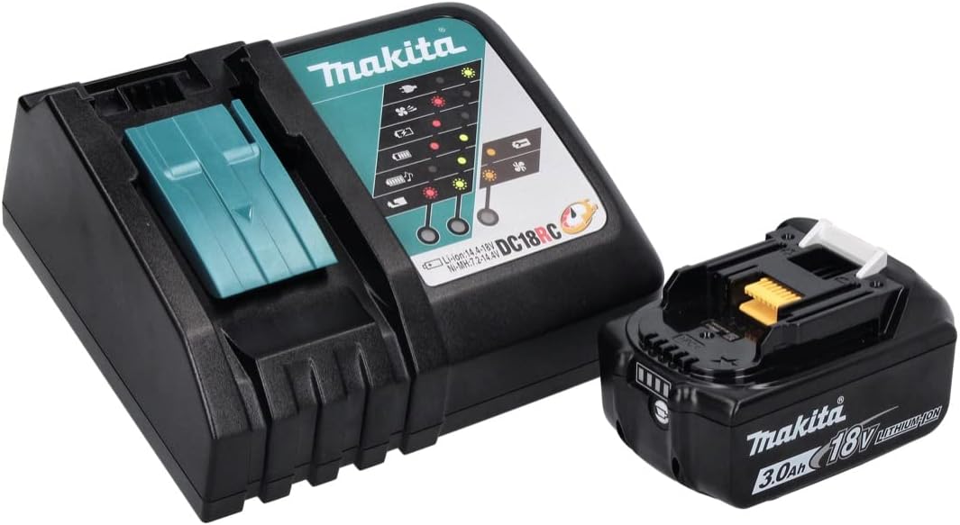 Makita DDF 485 18 V Akku-Bohrschrauber mit Akku 3 Ah und Ladegerät