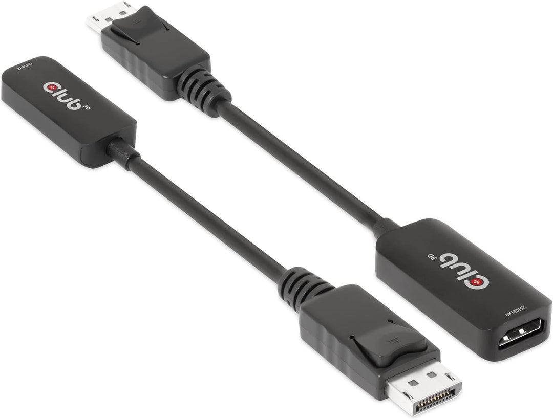 Club3D DisplayPort™1.4 auf HDMI™ 4K120Hz/8K60Hz HDR-Aktiv-Adapter St./B