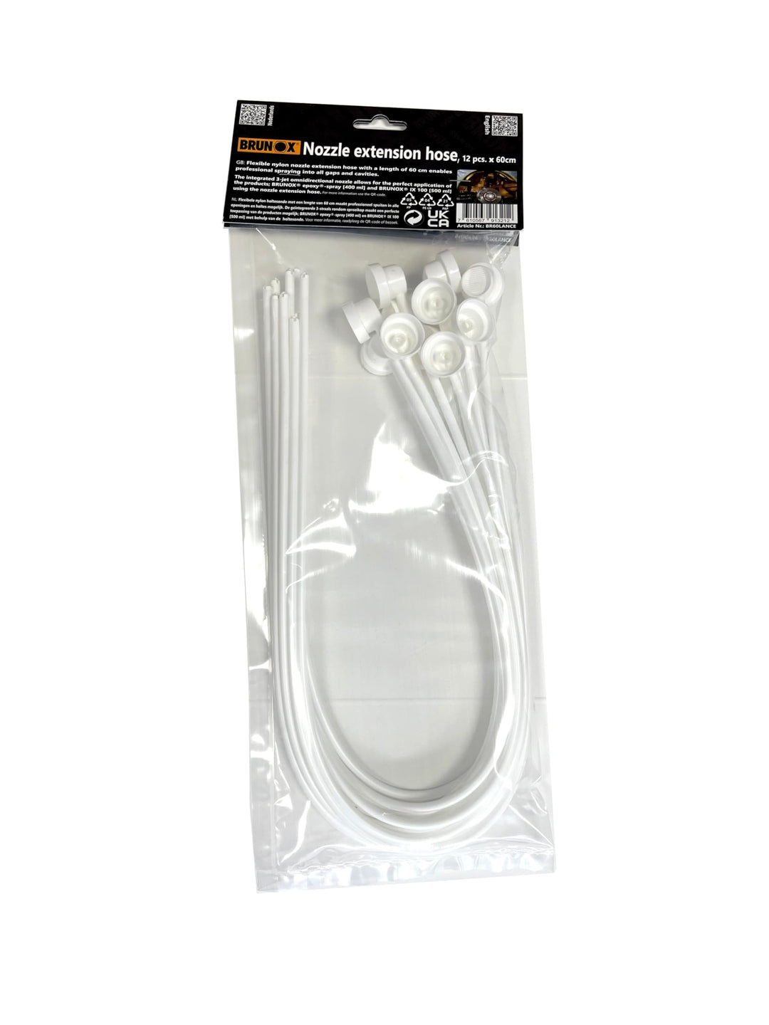 BRUNOX® Hohlraumsonde, Weiss, 12 Stück zu 60 cm