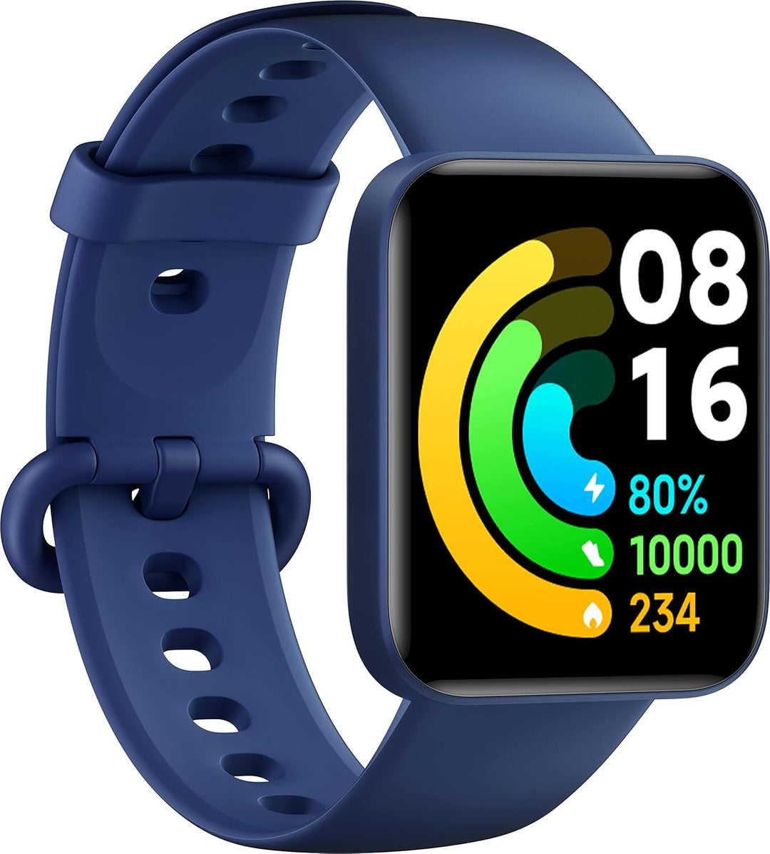 Xiaomi Poco Watch (Blue), SpO2-Messung, Herzfrequenz, AMOLED-Display, 1,6 Zoll, GPS, ATM-Wasserbestä