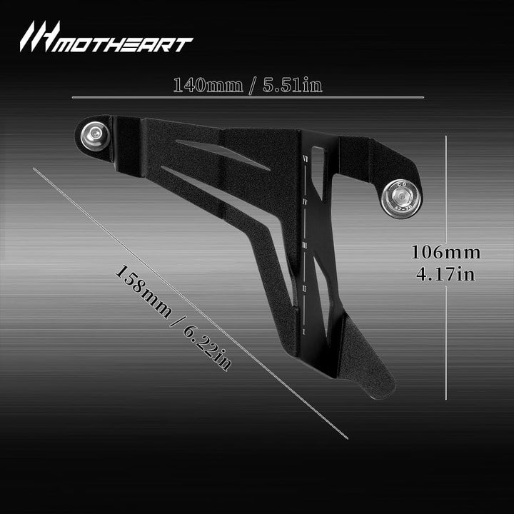 Quickshifter-Schutzplatte für F900XR/F900R 2020-2025 2mm Aluminium 3-Punkt-Befestigung eloxierte Obe