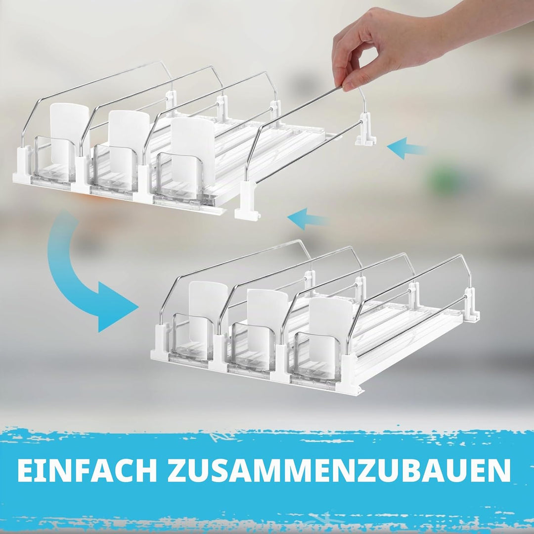 BingoHive Automatisch Kühlschrank Dosen Organizer Kühlschrank Organizer Dosen Dosenhalter Kühlschran