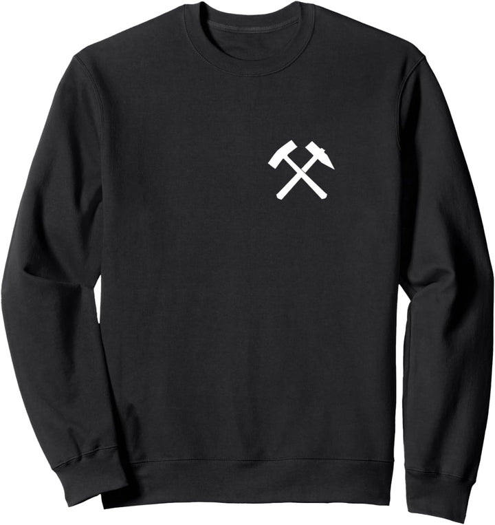 Ruhrpott Glück Auf Kumpel Bergbau Schlägel Und Eisen Sweatshirt
