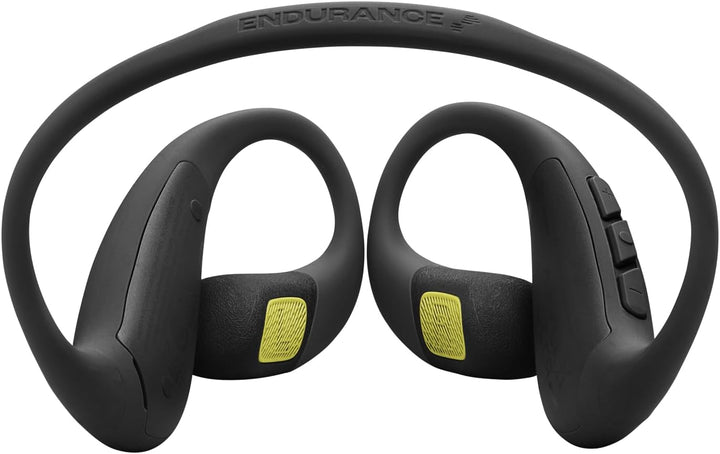 JBL Endurance Pace Open-Ear-Sport-Kopfhörer mit Bluetooth, Schwarz/Limette | 10 Stunden Akkulaufzeit