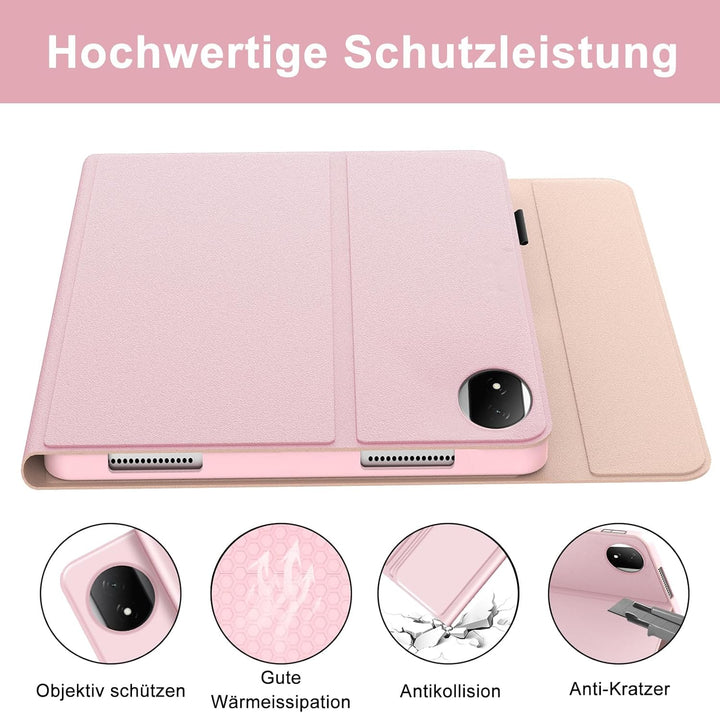 FOGARI Tastatur Hülle für Honor Magic Pad 2 Tablet 12,3 Zoll, Multi Touch Trackpad, 7 Farben Beleuch