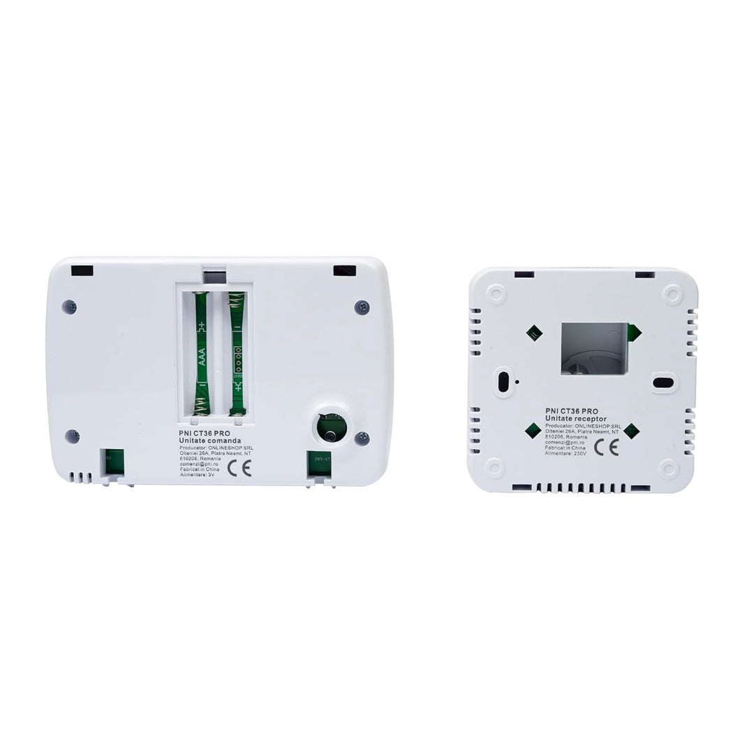 Smarter Thermostat PNI CT36 PRO kabellos, WLAN 2,4 GHz, TuyaSmart APP Internetsteuerung, Winter-Somm
