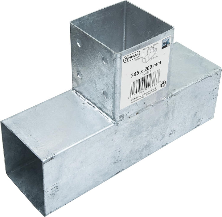 Connex Pfostenecke, 90 x 90 mm, 1 Stück, HV4243 & HV4244 Pfostenecke doppelt, 90 x 90 mm, Holz Bundl