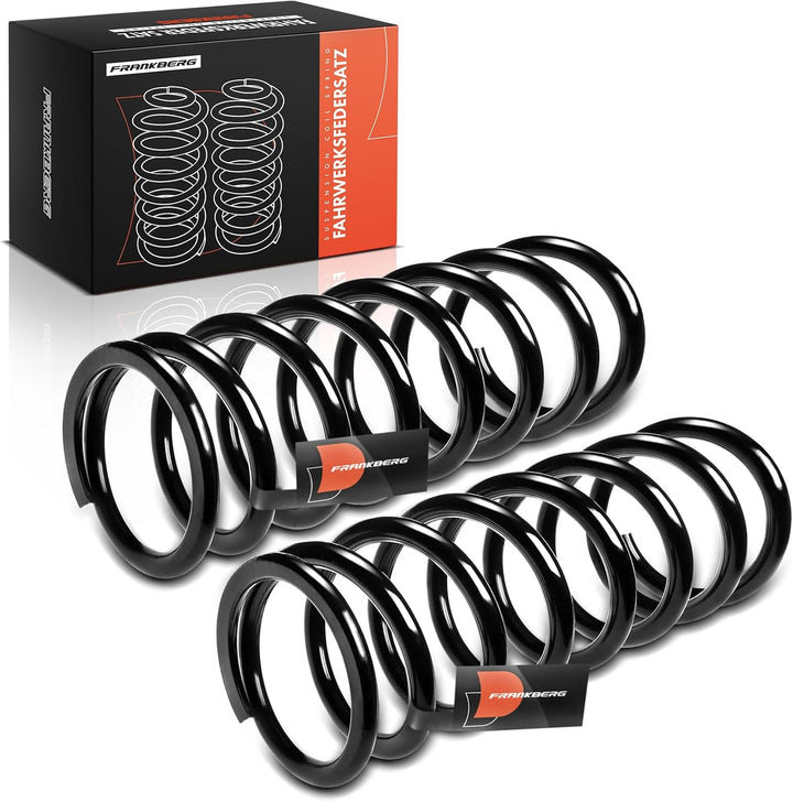 Frankberg 2x Federn Fahrwerksfeder Hinterachse Links Rechts Kompatibel mit X-Type Estate CF1_ 2.5L 3