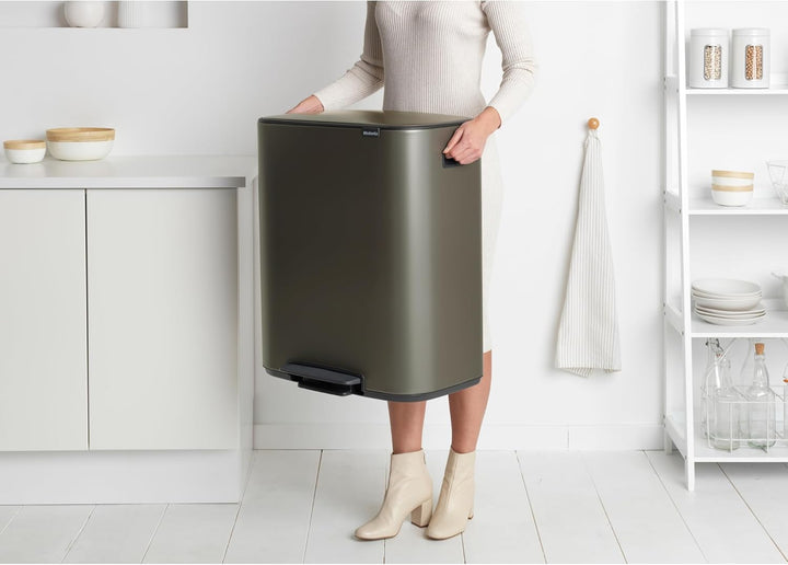 Brabantia Bo Treteimer, 60L 1 Inneneimer (60L) Platinum, 1 Inneneimer (60L) Platinum