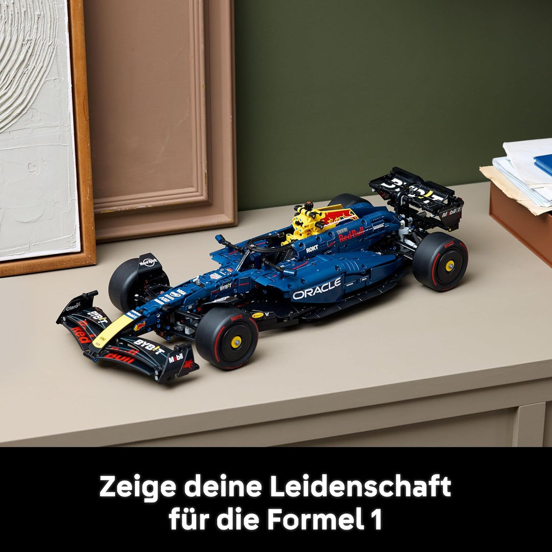 LEGO Technic Oracle Red Bull Racing RB20 F1 Rennauto Modell - Formel 1 Bauset zum Sammeln - V6-Motor