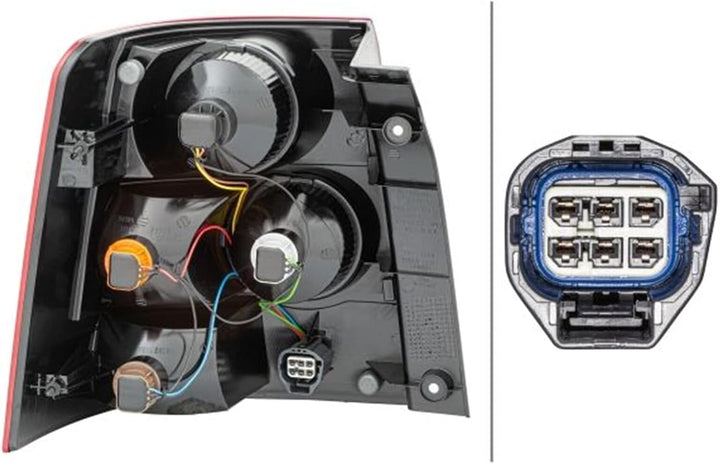 HELLA 2VP 238 023-161 Heckleuchte - Glühlampe - rechts - für u.a. Range Rover Sport (L320), Rechts