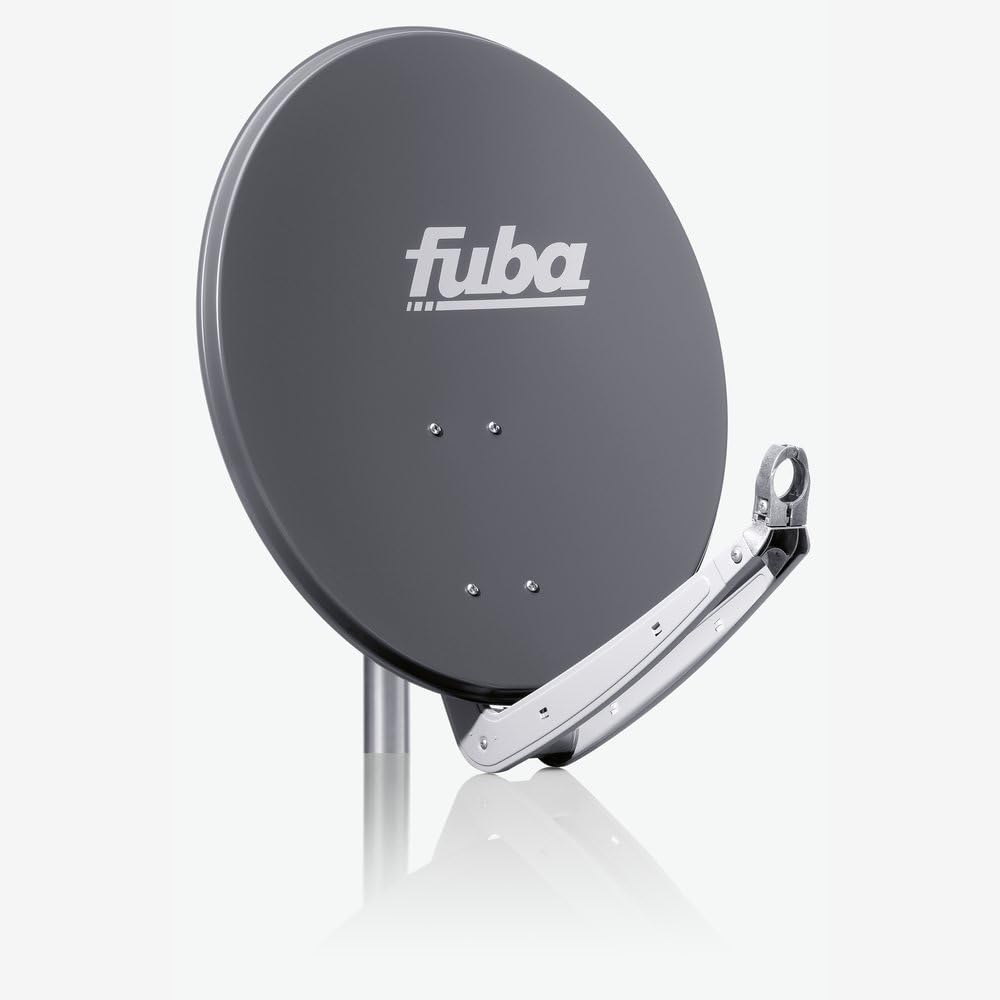 Fuba DAA 650 A Aluminium-Satelliten-Parabolantenne (36,70 dB, Grosse 65 cm) anthrazit anthrazit 65 c