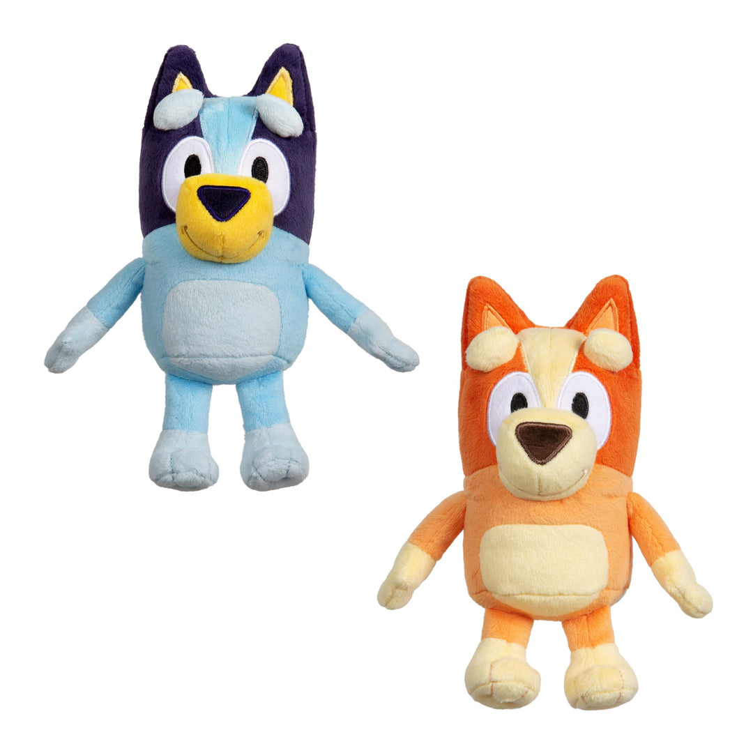 Bluey & Bingo 2 Stück 20 cm Plüsch Offizielle Sammlerstück Charakter Kuscheltier
