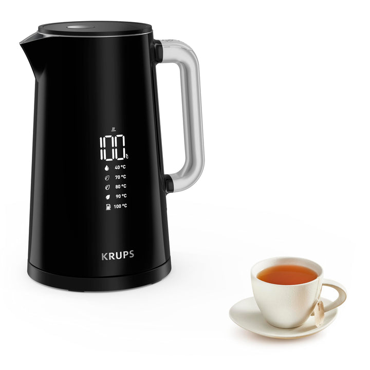 Krups BW8018 Smart'n Light Elektrischer Wasserkocher | Temperatureinstellung | Tee | Digitalanzeige