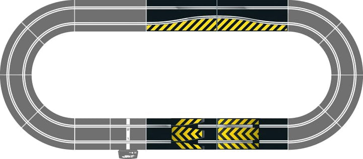 Scalextric Sprung und Side Swipe Zubehör-Set, als Ersatz für C8511, Black