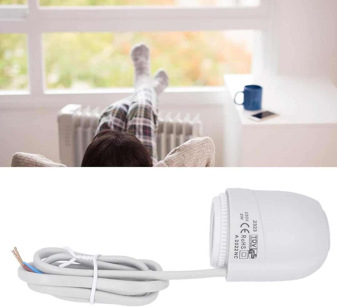 Yosoo Health Gear BUDERUS Elektrothermischer Stellantrieb, 230 VAC, für Fussbodenheizung, Präzise Wä