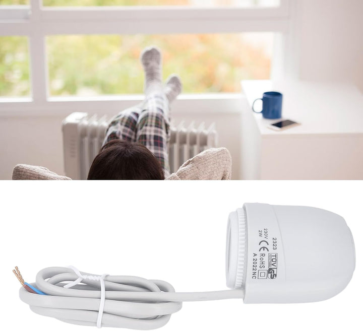 Yosoo Health Gear BUDERUS Elektrothermischer Stellantrieb, 230 VAC, für Fussbodenheizung, Präzise Wä