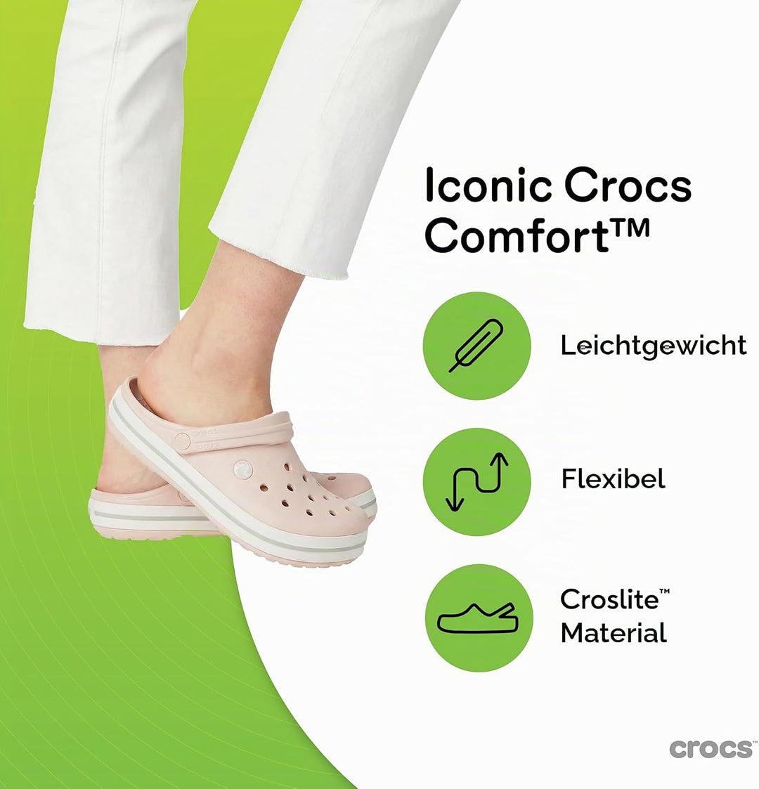Crocs Crocband Clog 36/37 EU Quartz, 36/37 EU Quartz
