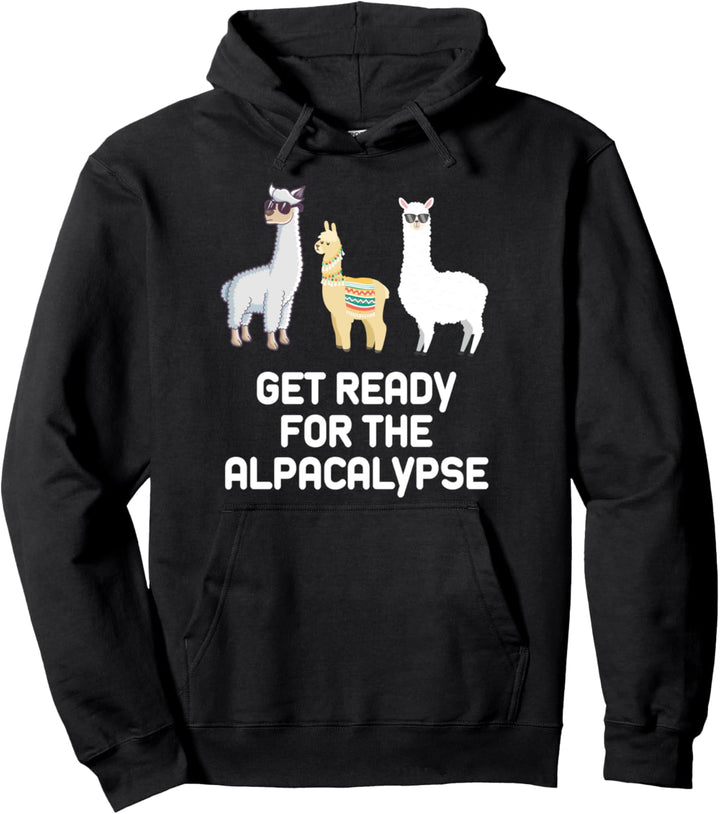 Lustiges Alpaka, Get Ready for Alpacalypse Pun Punny. Pullover Hoodie