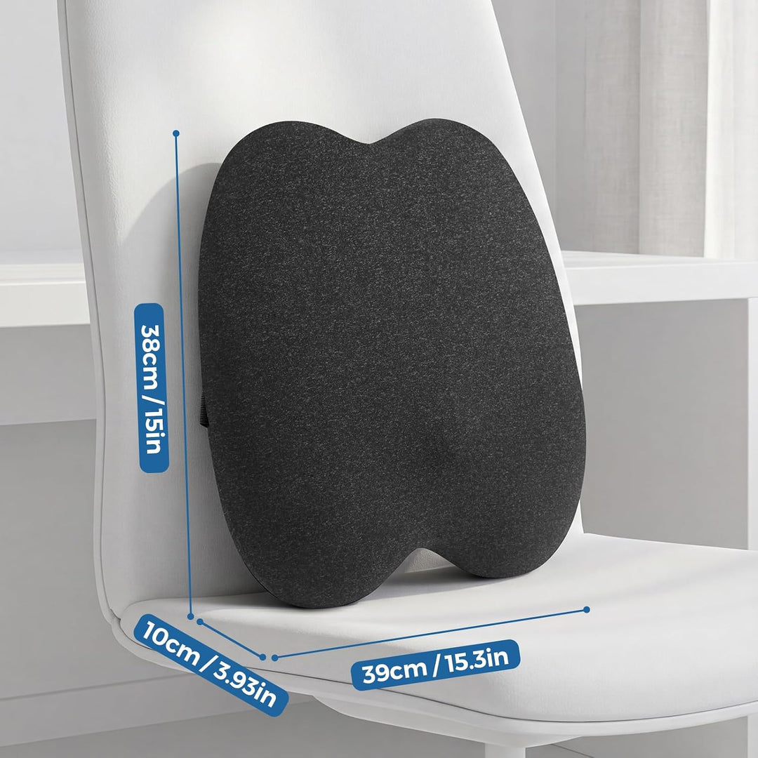 Memory Foam Rückenkissen Lordosenstütze, Ergonomische lendenkissen für Auto, Bürostuhl &amp; Sofa, Atmun