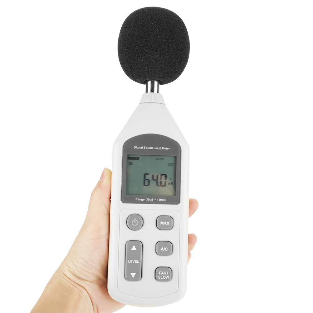 Digital Schallpegelmesser, GM1357 Handschallpegelmesser Geräuschmesser Misst Schallpegel von 30 bis