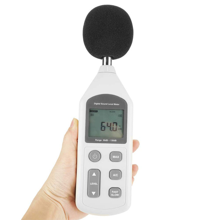 Digital Schallpegelmesser, GM1357 Handschallpegelmesser Geräuschmesser Misst Schallpegel von 30 bis