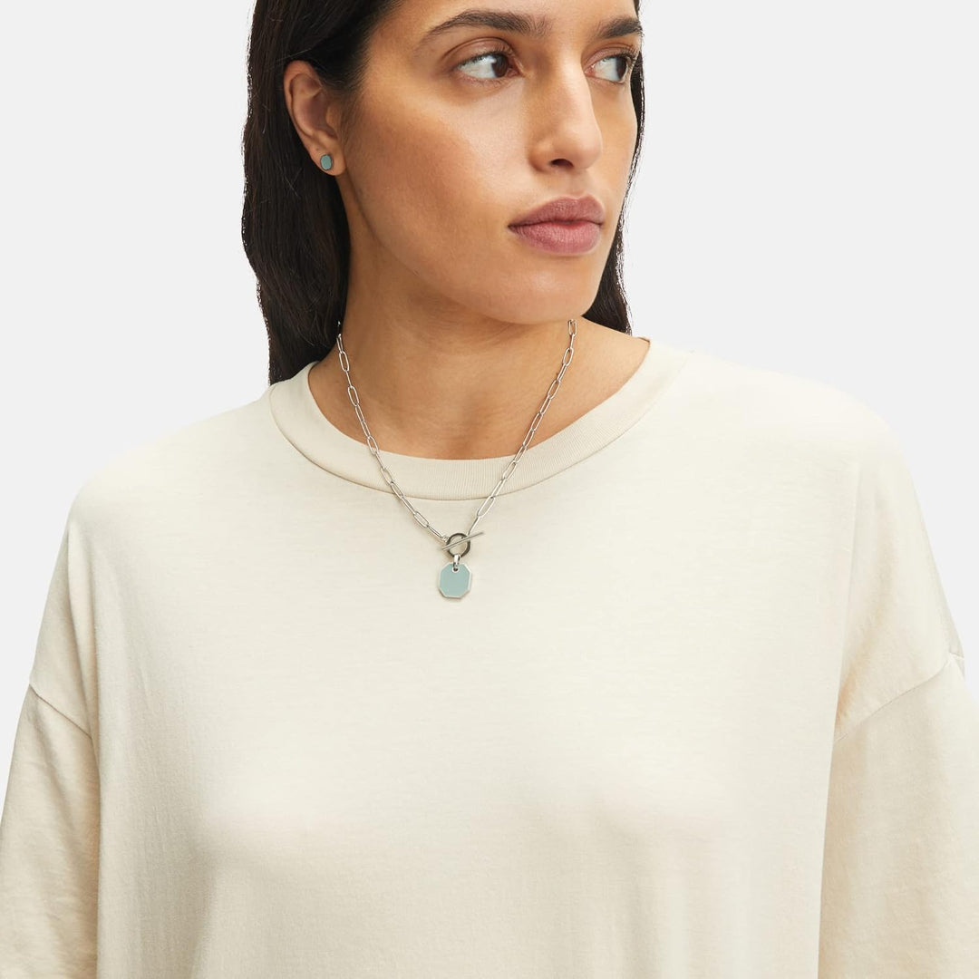 LIEBESKIND Halskette LJ-1301-N-45 IP Gold Silber, Silber