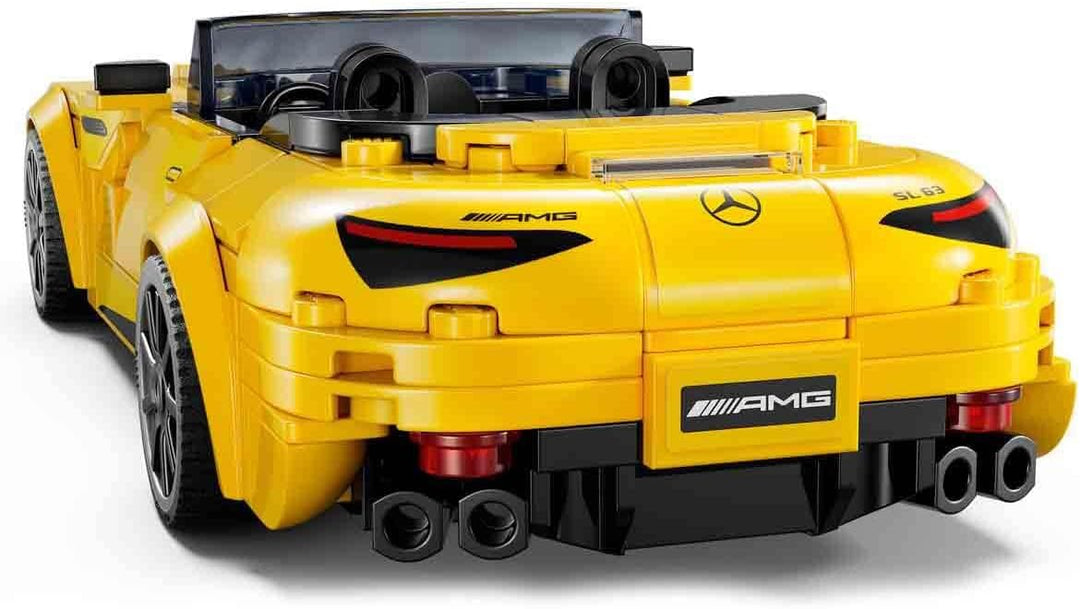 LEGO Speed Champions Mercedes-AMG G 63 & Mercedes-AMG SL 63, Bauset mit 2 Spielzeug Autos und 2 Fahr
